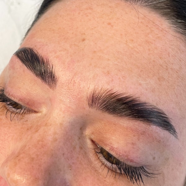 Brow lamination result — client 1, Jade Amer Beauty Deal Kent