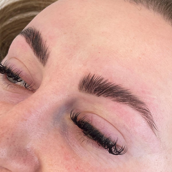 Brow lamination result — client 4, Jade Amer Beauty Deal Kent