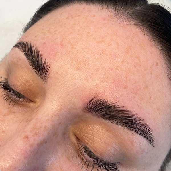 Brow lamination result — client 5, Jade Amer Beauty Deal Kent