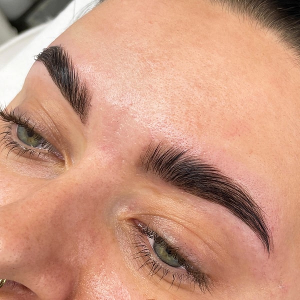 Brow lamination result — client 6, Jade Amer Beauty Deal Kent