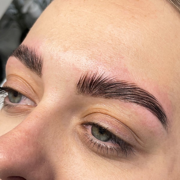 Brow lamination result — client 7, Jade Amer Beauty Deal Kent