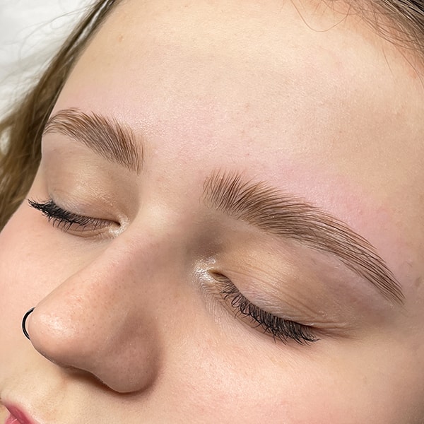 Brow lamination result — client 8, Jade Amer Beauty Deal Kent