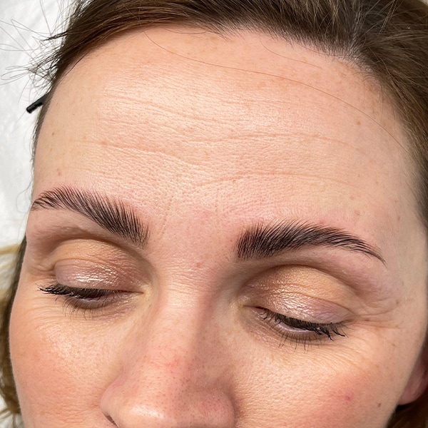 After brow lamination — client 4, Jade Amer Beauty Deal Kent