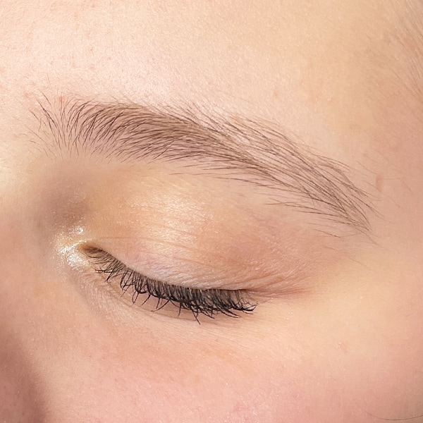 Before brow lamination — client 2, Jade Amer Beauty Deal Kent