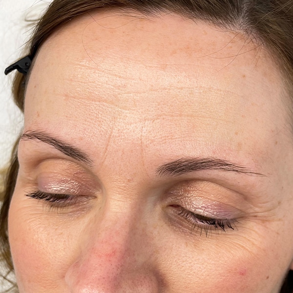 Before brow lamination — client 4, Jade Amer Beauty Deal Kent